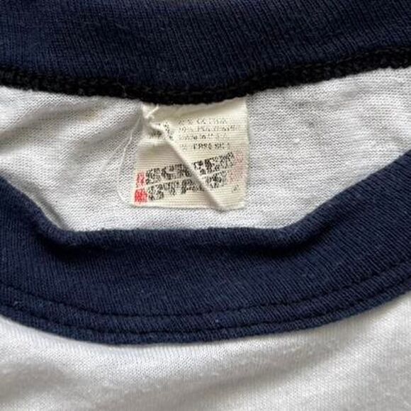 Vintage Screen Stars 80s Willie Nelson Tour Ringer Tee - Picture 8 of 8